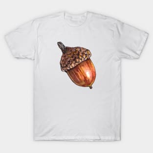 Colorful Acorn - Watercolor T-Shirt